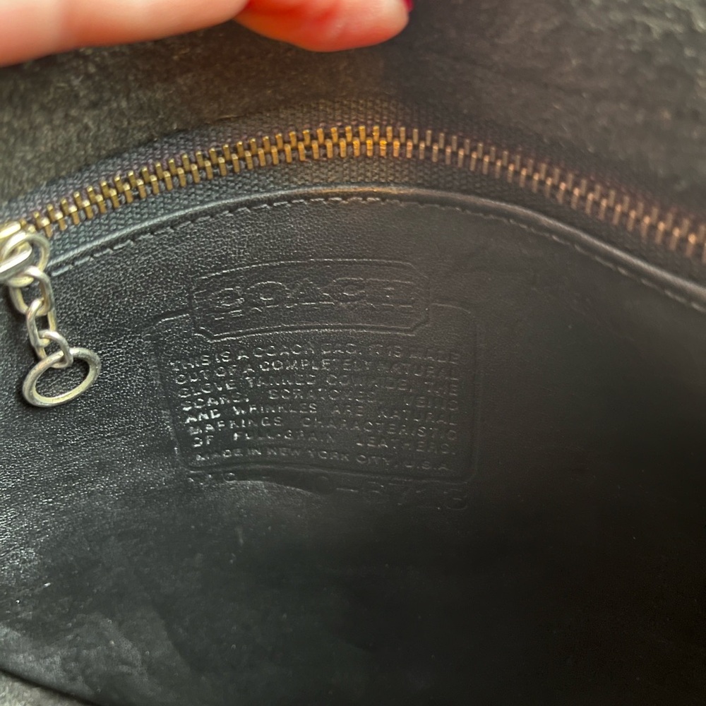 Vintage Coach Riding Bag - Picture 2 of 4